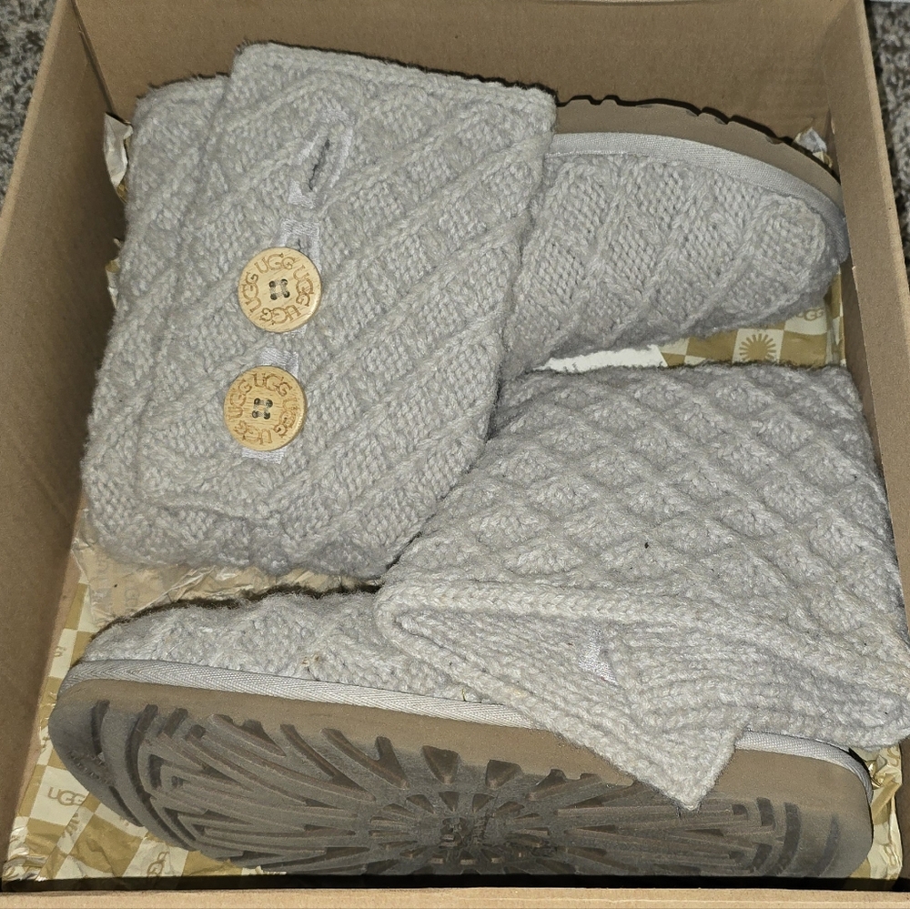 Ugg Australia classic lattice Cardy tall sweater boot Sand